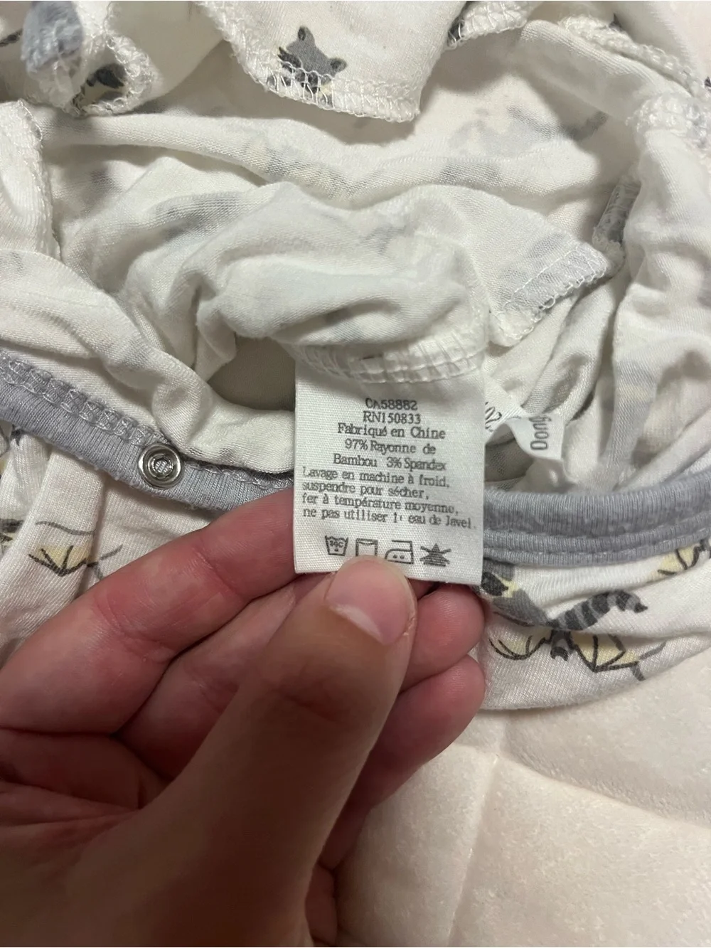 Kyte Baby Bamboo OG Snap Retired Twilight Print Bundler Layette Sack Gown 3-6 mo